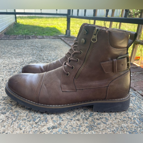 Men’s Vostey Motorcycle Boots - Picture 7 of 10